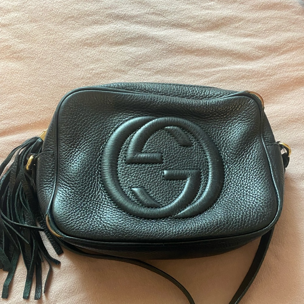 Gucci black Soho disco bag